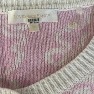 loveshackfancy Veronika Wool-Blend Bow Cardigan Printed Sz Xs X-small thumbnail 2