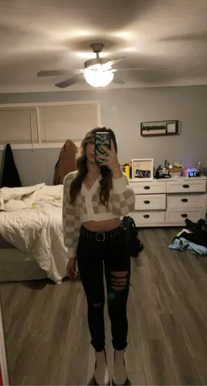 Altar'd State Cropped Sweater thumbnail 2