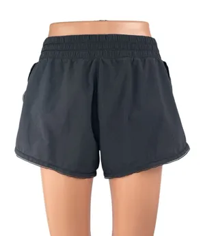 Lululemon Womens Black High Rise Elastic Waist Activewear Sweat Shorts Size 8 thumbnail 1