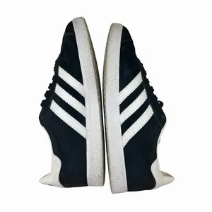 Adidas Gazelle Women's Sz 6 Core Black Suede White Sneakers Shoes Lace Up BA9595 thumbnail 7