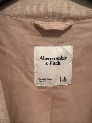 Abercrombie & Fitch Linen Blend Single Button Blazer thumbnail 4
