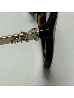 Coach HC6107 Dark Tortoise Cat Eye Eyeglasses Frames with Case thumbnail 9
