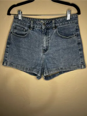 PacSun High Rise Mom Cuffed‎ Denim Casual Summer Vacation Shorts thumbnail 2