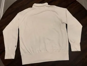 Todd Snyder x Champion White Turtle Neck Sweatshirt-Size Large thumbnail 8