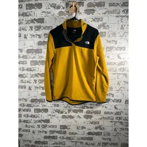 The North Face | women yellow and black 1/4 snap pullover thumbnail 9