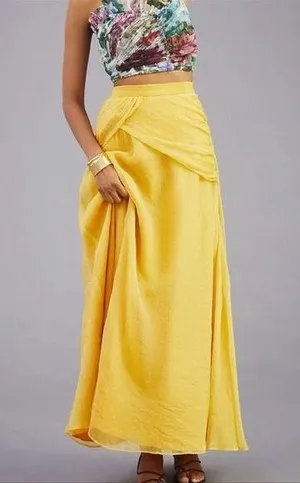 Anthropologie Hutch Shine Maxi Skirt thumbnail 1