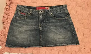 Guess Denim Mini Vintage Skirt thumbnail 1