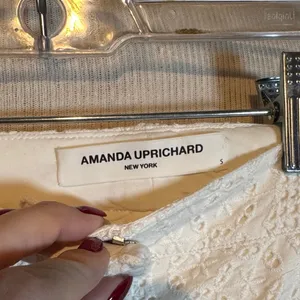 Amanda Uprichard Ivory Textured Skort 100% cotton thumbnail 2