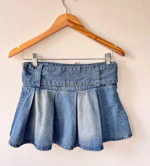 Peppermayo No Angel Denim Micro Mini Skirt thumbnail 4