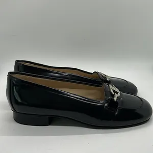 Christian Dior Authentic Black Leather Buckle Loafer Dress Shoes **Sz 36/Sz 6** thumbnail 5