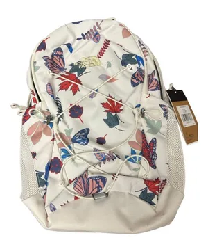 The North Face Women's Jester Backpack Gardenia White Butterfly Print New thumbnail 1