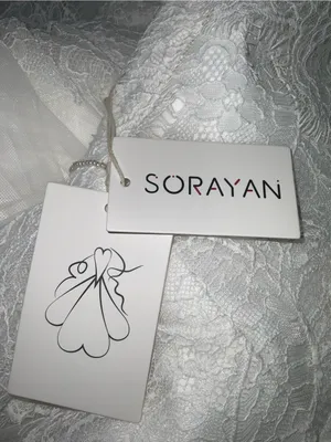 Sorayan Romantic White Lace Off-Shoulder Bridal Gown Medium - NWT thumbnail 11