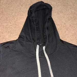 Vuori Halo Essential Crop Hoodie DreamKnit Black Large thumbnail 5