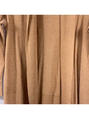 GAP Camel Brown Open Front Cardigan Large thumbnail 3