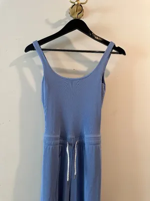 VUORI Pose Scoop Jumpsuit in Bluebell Size X-Small thumbnail 4