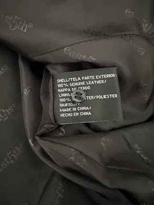 Vintage Real Leather Jacket thumbnail 4