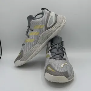 Adidas Exhibit A Candace Parker Womens Basketball‎ Shoes Sz 8.5 Gray Gold GY0992 thumbnail 4