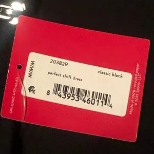 Spanx perfect shift dress classic black thumbnail 4
