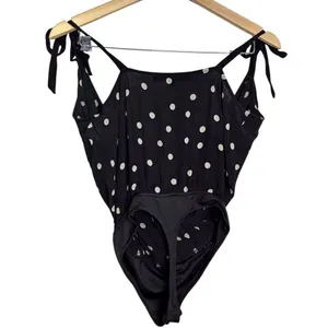 Lovers + Friends Bodysuit Cami Polka-dot Size Extra Small in Black thumbnail 4