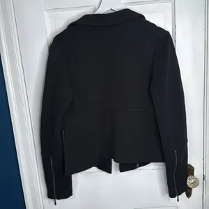 ANTHROPOLOGIE Tailored Moto Button Front Pea Coat Blazer W1469 Sz M thumbnail 9