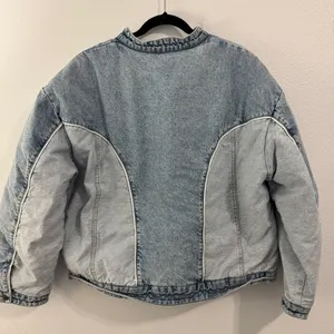 Wild Fable Target  Denim Bomber Jacket thumbnail 2