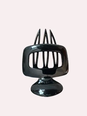 Classic Black Glossy Hair Claw Clip Medium Strong Hold Rectangle Hair Accessory thumbnail 3