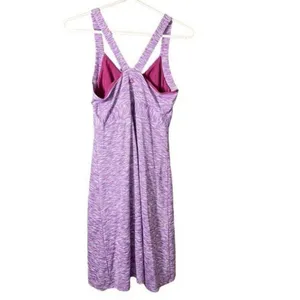 PrAna Women's Amaya Eggplant Purple Space Dye Shelf‎ Bra Racerback Dress Size S thumbnail 5