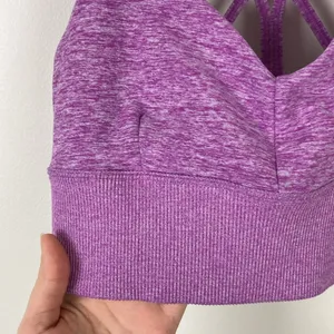 Alo Yoga Alosoft Lavish Sports Bra Strappy Women’s Size Small Purple Active Soft thumbnail 4