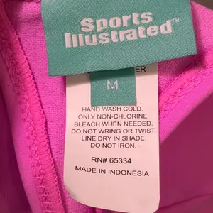 NWOT Sports Illustrated Womens X-Back Underwire Bikini Top Pink Medium thumbnail 6