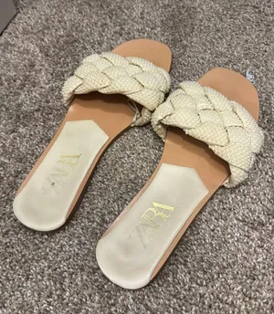 Zara white sandals thumbnail 3