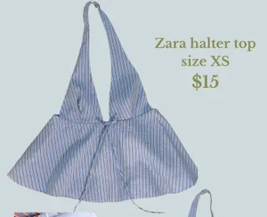 ZARA Halter Top thumbnail 1