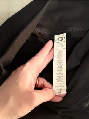 Fabletics Black High-Waist Leggings with Logo Tag thumbnail 4