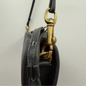 Vintage Coach Bonnie Cashin Era‎ Convertible Black Crossbody Wristlet Bag thumbnail 5