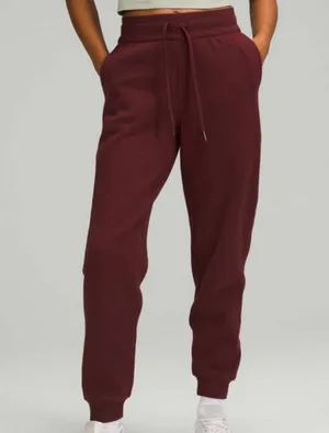 Lululemon Scuba High-Rise Jogger Fleece 28", Red Merlot thumbnail 1