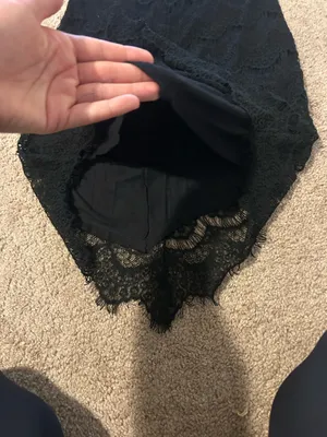 Free People Black Lace dress thumbnail 5