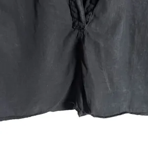 Zara Black Long Sleeve Button Front Short Romper Size Medium thumbnail 7
