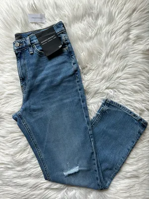 Banana Republic Distressed Ankle Straight Jeans thumbnail 1