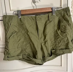 Olive Cargo Shorts thumbnail 1