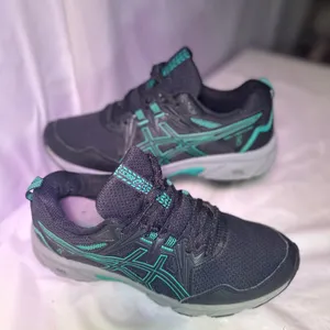 ASICS Gel-Venture 8 Black and Turquoise Trail Shoes thumbnail 4