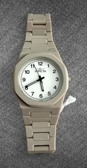 Invicta Beige Monochrome Analog Bracelet Watch White Dial thumbnail 1