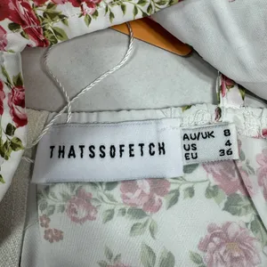 Thatssofetch Lyara Crop Rose Floral‎ - Size 4 - NEW With Tags. thumbnail 12