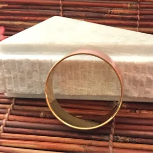 J Crew Bangle Bracelet Mauve Enameled Gold Tone thumbnail 4