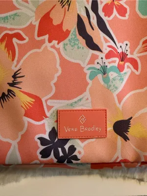 Vera Bradley Paradise Bright Coral Cooler Tote Backpack thumbnail 8