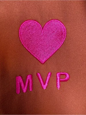 Figs Muted pink scrub top cap sleeve MVP heart ladies work wear pocket utility L thumbnail 4