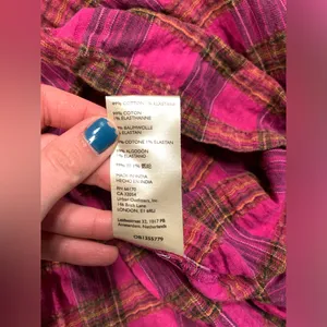 Free people we the free jessi Plaid Top small thumbnail 9