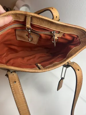 Coach 6612 Medium Signature Canvas Leather City Tote Shoulder Bag Handbag thumbnail 6