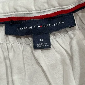 Tommy Hilfiger White and Blue Embroidered Blouse thumbnail 13