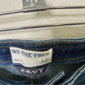 Free People We The Free Crvy Nix Corset Jeans‎ Womens Size 32 thumbnail 7