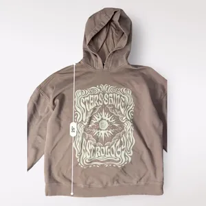 Divided Stars Shine Brown‎ Astrology Hoodie Size L thumbnail 3