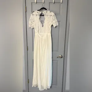 Club L London White Lace Detail Dress thumbnail 4